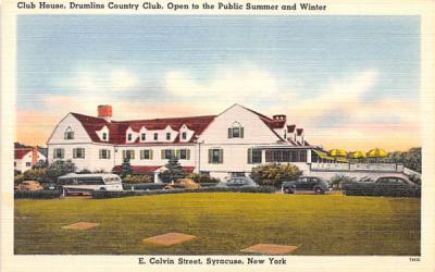 Club House Syracuse, New York Postcard