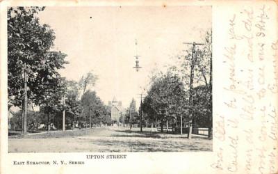 Upton Street Syracuse, New York Postcard