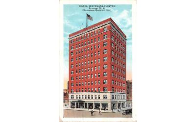 Hotel Jefferson-Clinton Syracuse, New York Postcard