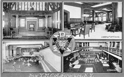 New YMCA Syracuse, New York Postcard