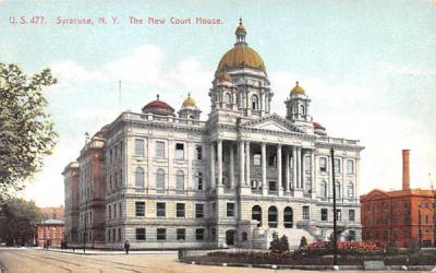 New Court House Syracuse, New York Postcard
