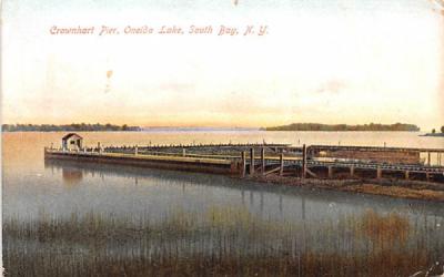Crownhart Pier South Bay, New York Postcard