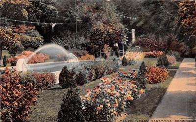 Canfield Park Saratoga Springs, New York Postcard