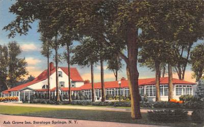 Ash Grove Inn Saratoga Springs, New York Postcard