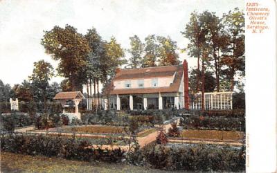 Chauncey Olscott's House Saratoga, New York Postcard