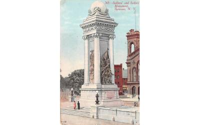 Soldiers' & Sailors' Monument Syracuse, New York Postcard