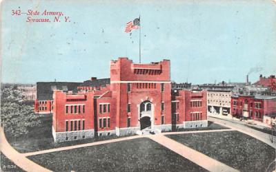 State Armory Syracuse, New York Postcard
