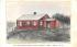 First School House built in 1836 Sidney, New York Postcard