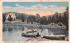 Boating, Churchill Park Stamford, New York Postcard