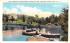 Boat Landing & Stone Bridge Stamford, New York Postcard