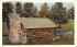 Log Cabin Stamford, New York Postcard