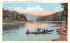 Boating on Delaware Sparrowbush, New York Postcard