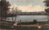 Water View Sackett Lake, New York Postcard