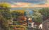Hudson River from Barclay Heights Saugerties, New York Postcard