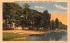 Cottages along the Shore Sandy Pond, New York Postcard