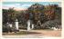Brackett Memorial Gate Saratoga Springs, New York Postcard