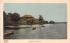 Water View Saratoga Lake, New York Postcard