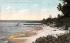 General View of the Shore Sylvan Beach, New York Postcard