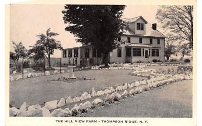 Hill View Farm Thompson Ridge, New York Postcard