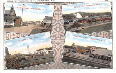 View of Thendara New York Postcard
