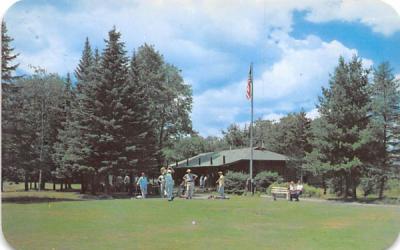 Thendara Golf Club New York Postcard