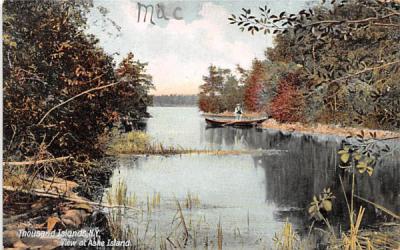 Ashe Island Thousand Islands, New York Postcard
