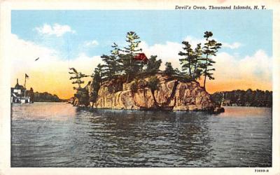 Devil's Oven Thousand Islands, New York Postcard