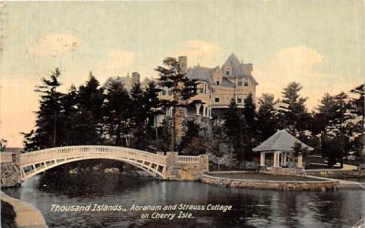 Abraham & Strauss Cottage on Cherry Isle Thousand Islands, New York Postcard