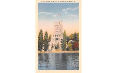 Alster Tower Thousand Islands, New York Postcard