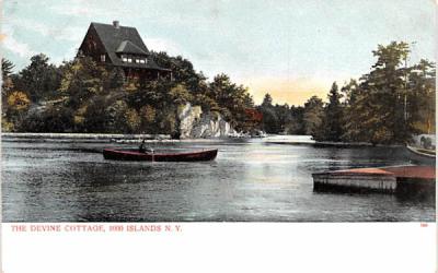 Devine Cottage Thousand Islands, New York Postcard