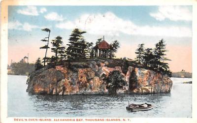 Devil's Oven Island Thousand Islands, New York Postcard