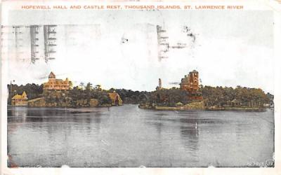 Hopewell Hall Thousand Islands, New York Postcard