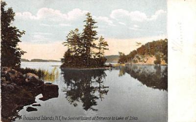 Sentinel Island Thousand Islands, New York Postcard