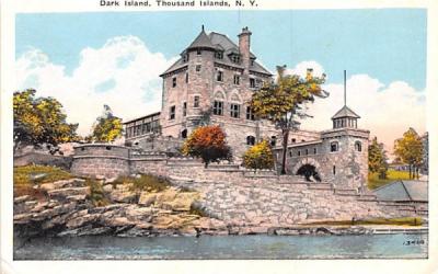 Dark Island Thousand Islands, New York Postcard