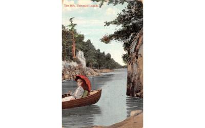 The Rift Thousand Islands, New York Postcard