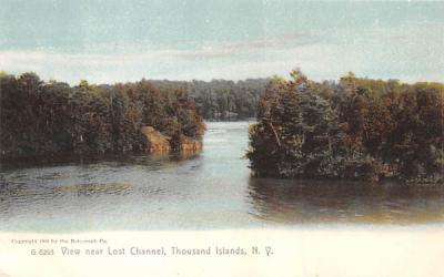 Lost Channel Thousand Islands, New York Postcard