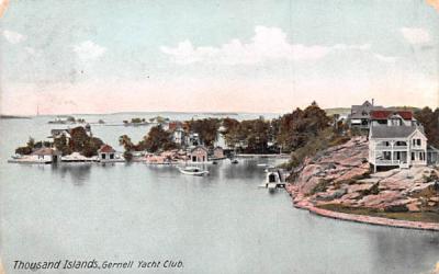 Gernell Yacht Club Thousand Islands, New York Postcard