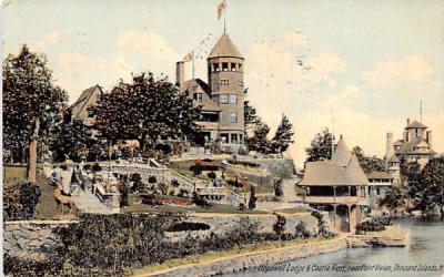 Hopewll Lodge & Castle Rest Thousand Islands, New York Postcard