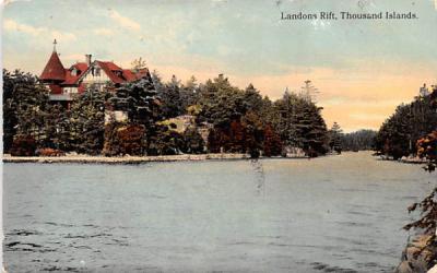 Landon's Rift Thousand Islands, New York Postcard