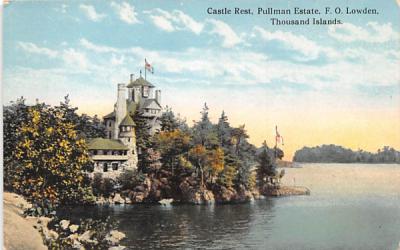 Castle Rest Thousand Islands, New York Postcard