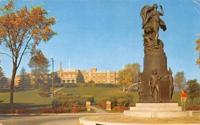 Liberty Monument of Revolutionary War Heroes Ticonderoga, New York Postcard