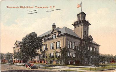 Tonawanda High School New York Postcard