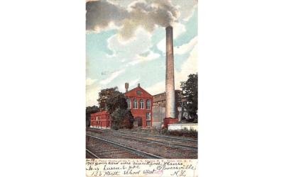 Power House of the FJ & G Electric RR Tribes Hill, New York Postcard