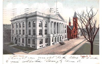 Court House Troy, New York Postcard