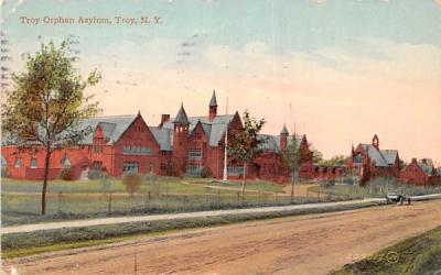 Troy Orphan Asylum New York Postcard
