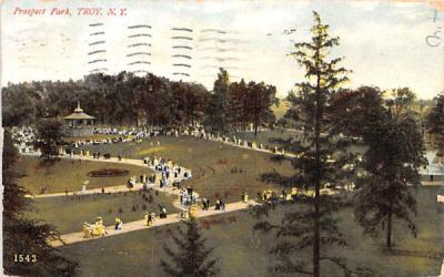 Prospect Park Troy, New York Postcard