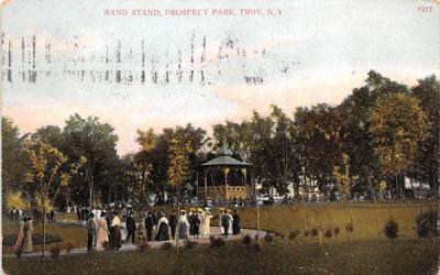 Band Stand Troy, New York Postcard