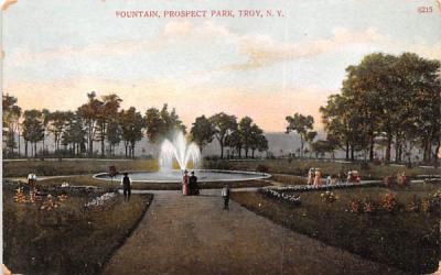 Fountain Troy, New York Postcard