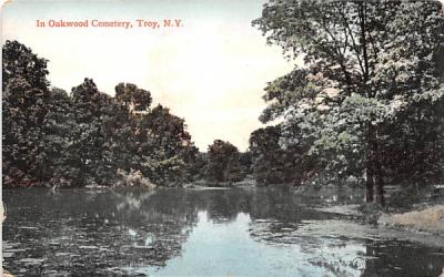 Oakwood Cemetery Troy, New York Postcard