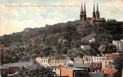 Provincial Seminary Buildings Troy, New York Postcard